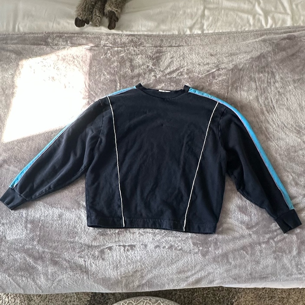 Vintage style (80’s) mens blue & pink sweater